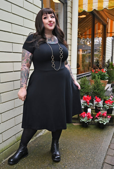 Farrah Dress - Black Bamboo