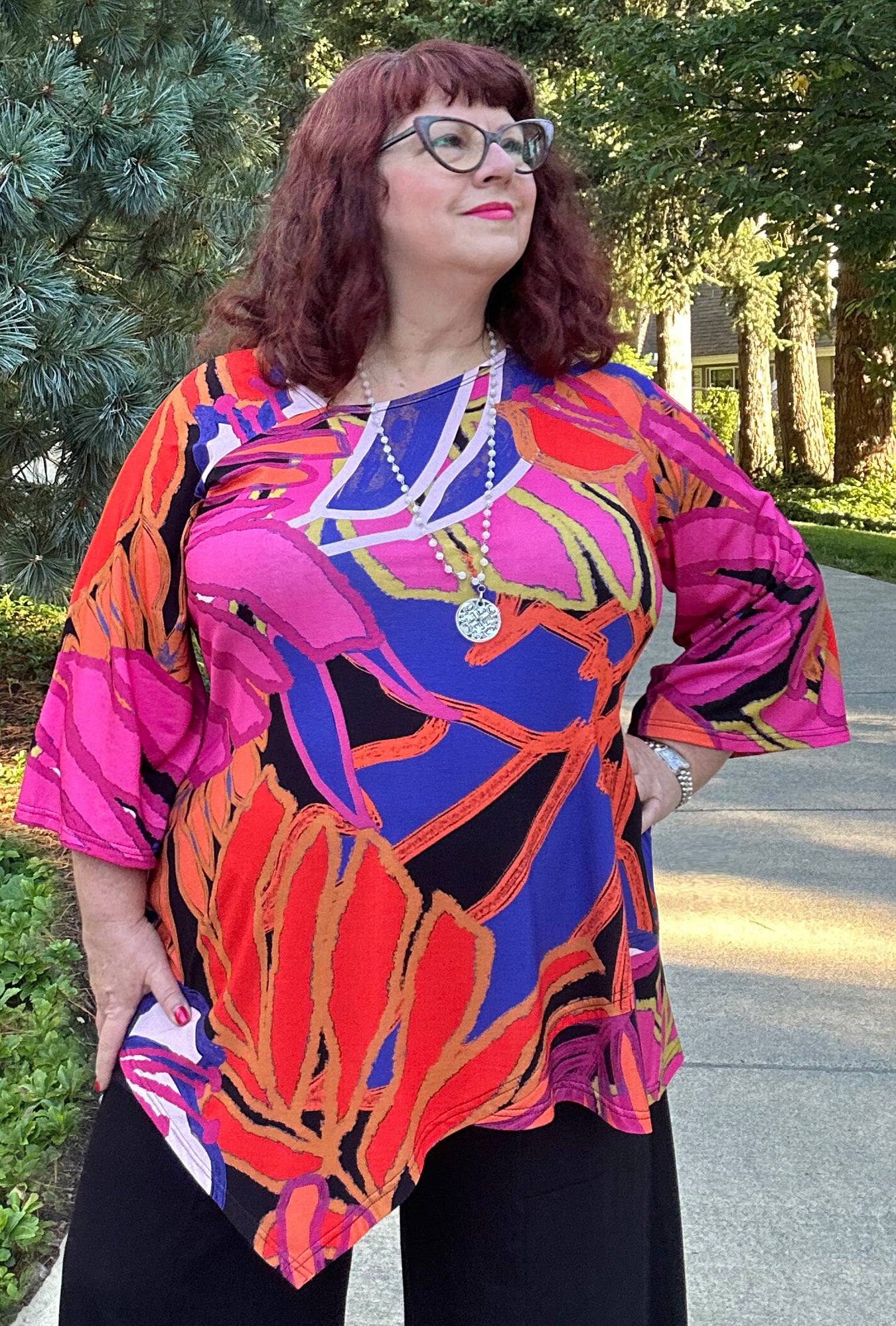 Prism Tunic - Vivid Fronds